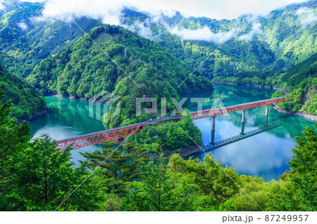 日本の秘境駅【奥大井湖上駅】　静岡県 87249957