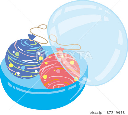 8月のガチャポン_水風船_カプセル半開き 87249958