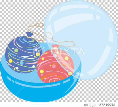 8月のガチャポン_水風船_カプセル半開き 87249958