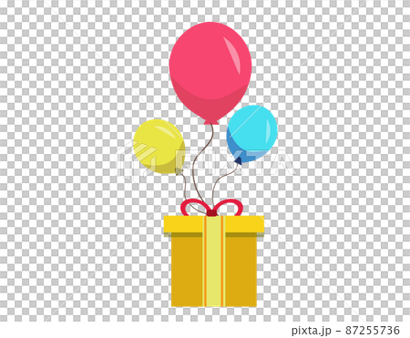 Present Box Balloon Illustration / Gifts / Gifts Present Box Balloon Illustration / Gifts / Gifts 87255736