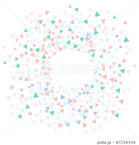 白背景の紙吹雪のフレーム 87256356