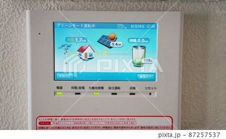 蓄電池システムのモニター 87257537