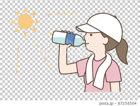 woman hydrating 87258504