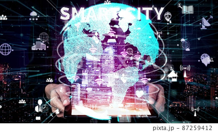 5G Communication Technology of Internet Network conceptual 87259412