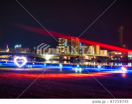 新潟市 朱鷺メッセ イルミネーション 新潟市 朱鷺メッセ イルミネーション 87259745