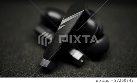 tws wireless headset. object photography style tws wireless headset. object photography style 87260245