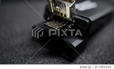 memory reader card reader. object photography style 87260246