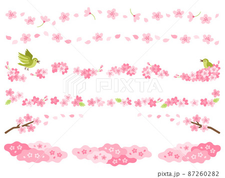 桜のラインセット 87260282