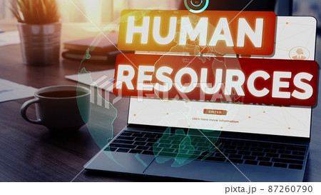 Human Resources and People Networking conceptual 87260790