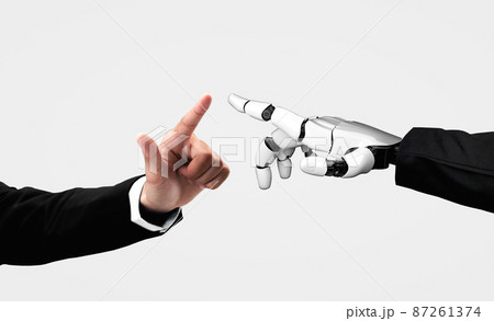 Future artificial intelligence and machine learning for AI droid robot or cyborg Future artificial intelligence and machine learning for AI droid robot or cyborg 87261374