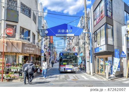 神奈川県横浜市の都市風景　日吉駅 87262007