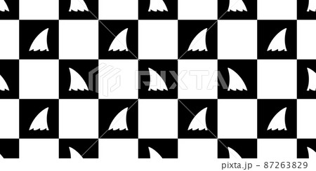 shark fin seamless pattern vector dolphin fish whale tile background repeat wallpaper cartoon animal illustration sea ocean doodle design scarf isolated shark fin seamless pattern vector dolphin fish whale tile background repeat wallpaper cartoon animal illustration sea ocean doodle design scarf isolated 87263829