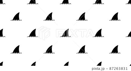 shark fin seamless pattern vector dolphin fish whale repeat wallpaper tile background animal cartoon illustration sea ocean doodle design scarf isolated shark fin seamless pattern vector dolphin fish whale repeat wallpaper tile background animal cartoon illustration sea ocean doodle design scarf isolated 87263831