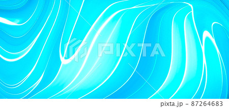 Liquid marbling paint texture background. Fluid painting abstract texture, Intensive color mix wallpaper. 87264683