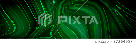 Liquid marbling paint texture background. Fluid painting abstract texture, Intensive color mix wallpaper. 87264957