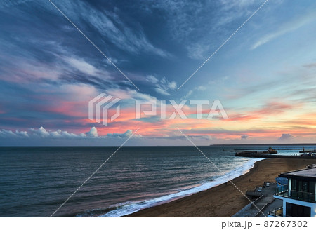 A moody sky over Ramsgate Main Sands 87267302