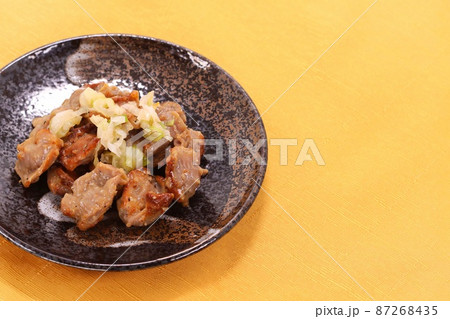 焼鳥　串無し　砂肝　小皿　肴 87268435