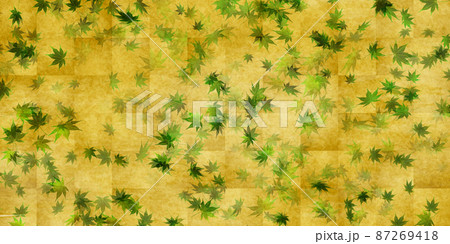 新緑 もみじ 葉 背景のイラスト素材 新緑 もみじ 葉 背景のイラスト素材