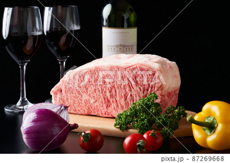 黒毛和牛ロースステーキ　A5等級 87269668