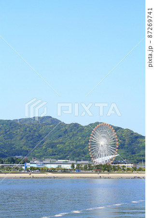 蒲郡市、ラグーナテンボスと三河湾の風景 87269741
