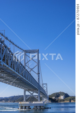 《兵庫県 南あわじ市》鳴門海峡 鳴門大橋 《兵庫県 南あわじ市》鳴門海峡 鳴門大橋 87270464