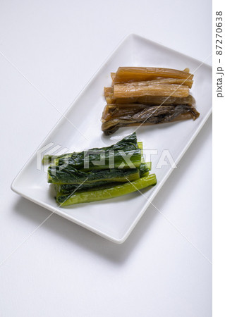野沢菜の漬物　pickles 87270638