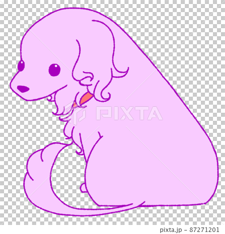 Looking back on this Dachshund (purple) Looking back on this Dachshund (purple) 87271201