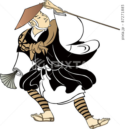 浮世絵 僧侶 その9のイラスト素材 [87271885] - PIXTA