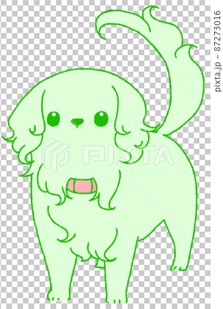 Dachshund looking up (green) Dachshund looking up (green) 87273016