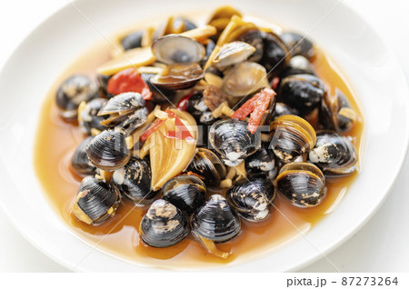 台湾料理で有名なシジミの醤油漬け 87273264
