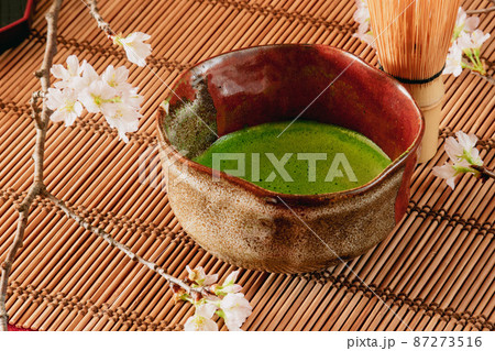 抹茶と茶筅 抹茶と茶筅 87273516