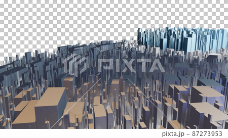 CG都市　未来都市のイメージカット 87273953