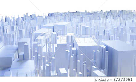 CG都市　未来都市のイメージカット 87273961