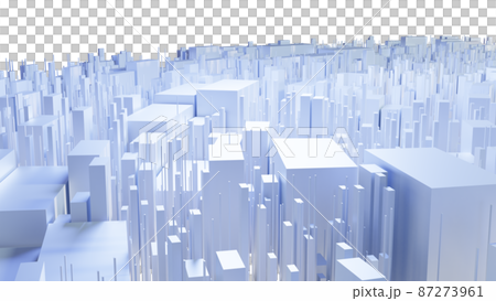 CG都市　未来都市のイメージカット 87273961