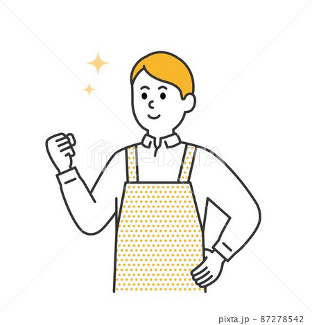 介護師男性の表情動作イラストまとめ 87278542