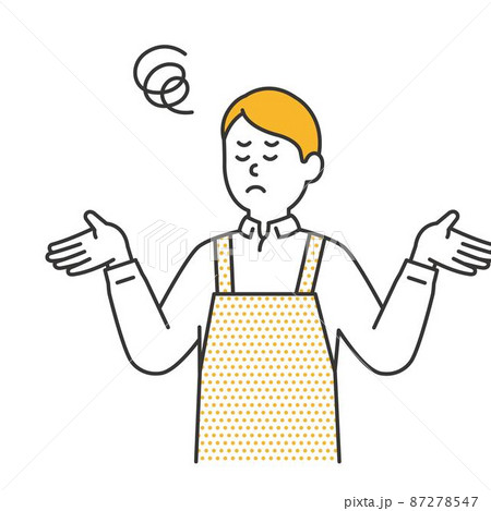 介護師男性の表情動作イラストまとめ 87278547