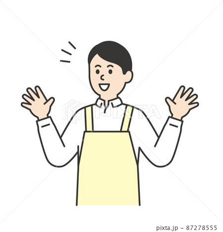 介護師男性の表情動作イラストまとめ 介護師男性の表情動作イラストまとめ 87278555