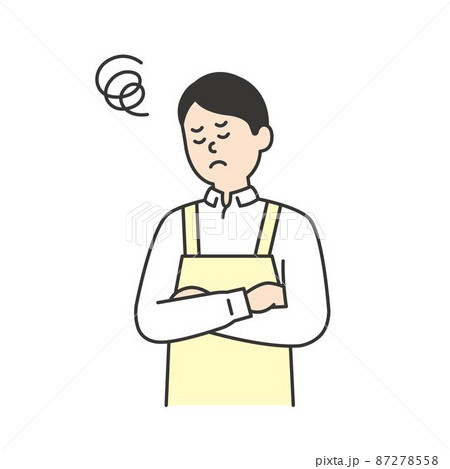 介護師男性の表情動作イラストまとめ 87278558