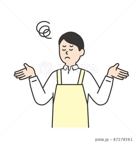 介護師男性の表情動作イラストまとめ 87278561