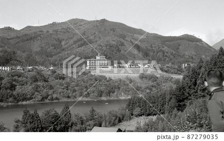 群馬県　みなかみ町　赤谷川の相俣ダム湖　赤谷湖　猿ヶ京温泉　1969年　昭和44年 87279035