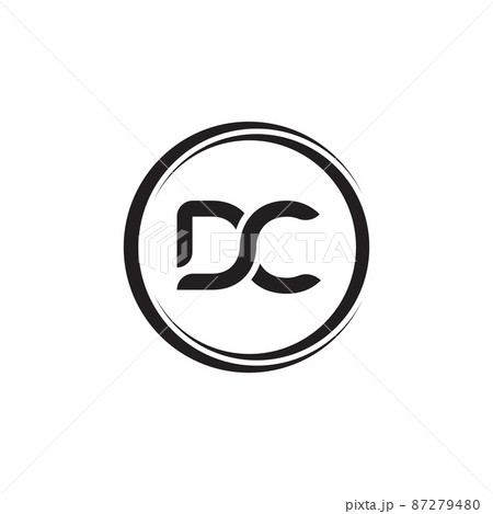 Initial DC Letter Logo Design With Creative Modern Business Typography Vector Template 87279480