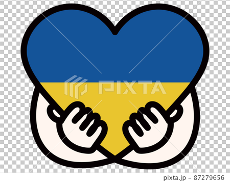 ウクライナ国旗*ハート型国旗チャーム*ヘタリア* 申し出