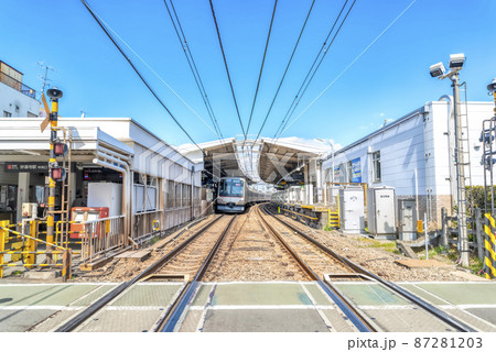 神奈川県横浜市の都市風景 妙蓮寺駅 神奈川県横浜市の都市風景 妙蓮寺駅 87281203