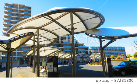 越谷レイクタウン駅とその周辺の風景（2022年2月撮影） 87281800