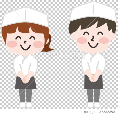 Two-headed body_restaurant clerk (Itamae) 87282898