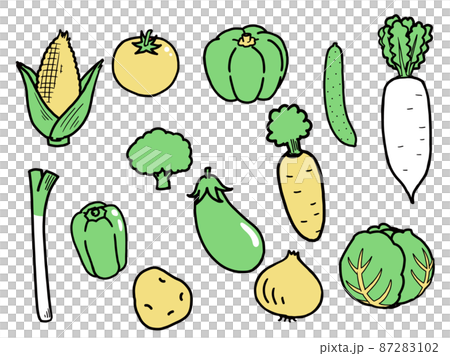 野菜のイラスト 野菜のイラスト 87283102
