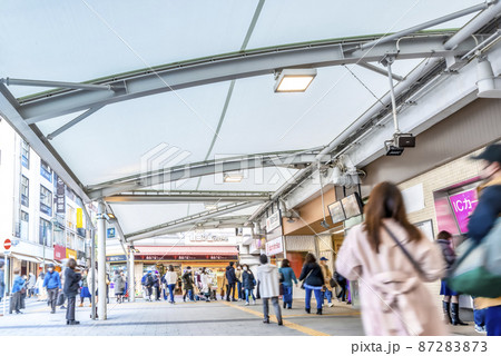 東京都目黒区の都市風景 自由が丘 東京都目黒区の都市風景 自由が丘 87283873