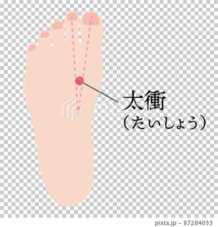 足のツボ　太衝 87284033