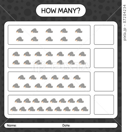How many counting game with praying. worksheet for preschool kids, kids activity sheet, printable worksheet How many counting game with praying. worksheet for preschool kids, kids activity sheet, printable worksheet 87284234