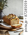 Banana Cake with Oat and Chia topping 87285059